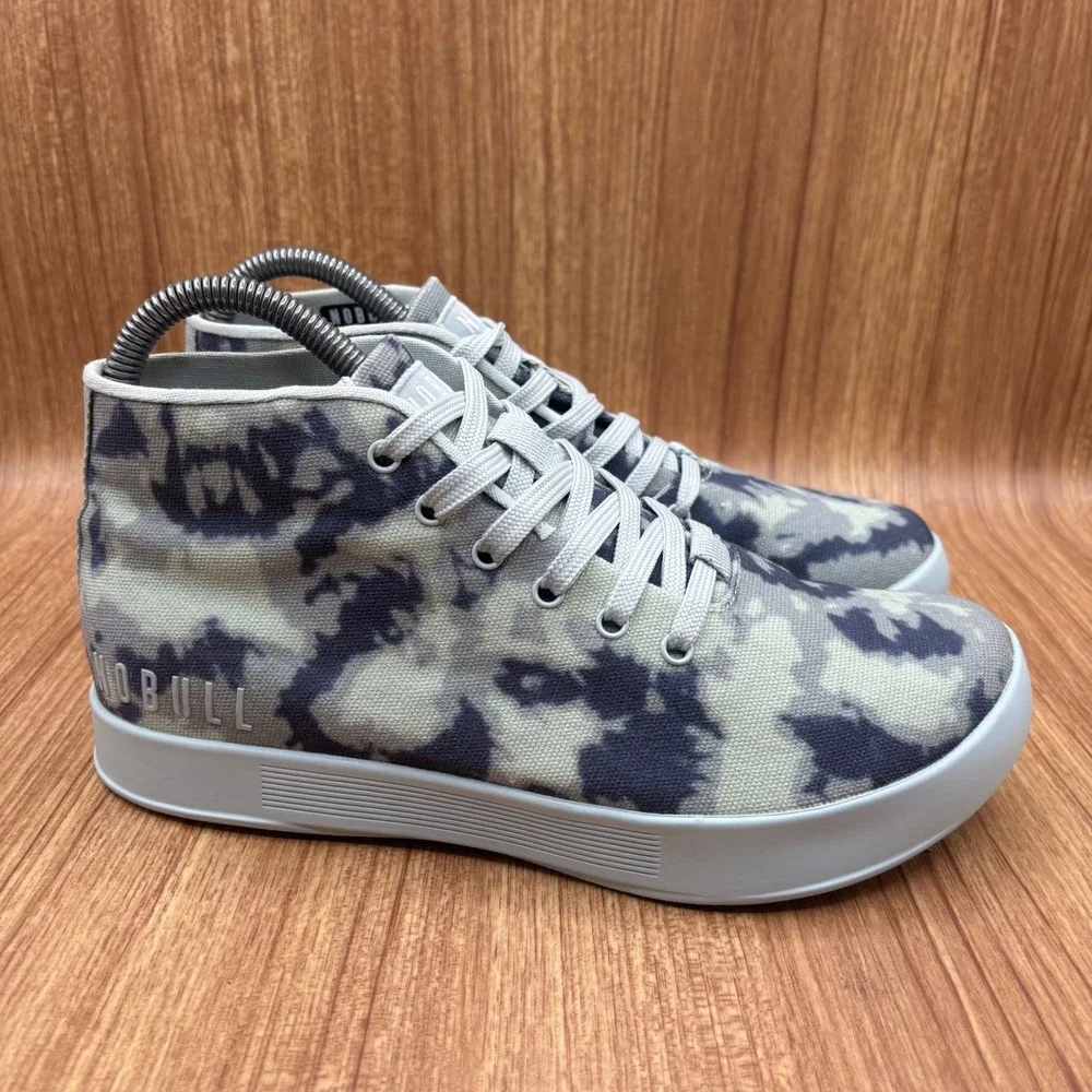 NOBULL High Top Canvas Trainers Women 7 Tie Dye Athletic Sneakers‎